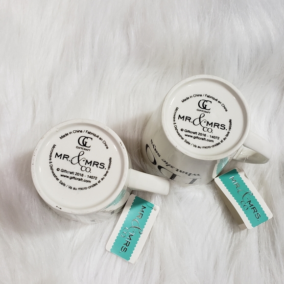 Mr. & Mrs. Co. Matching marriage coffee mugs - Picture 6 of 8